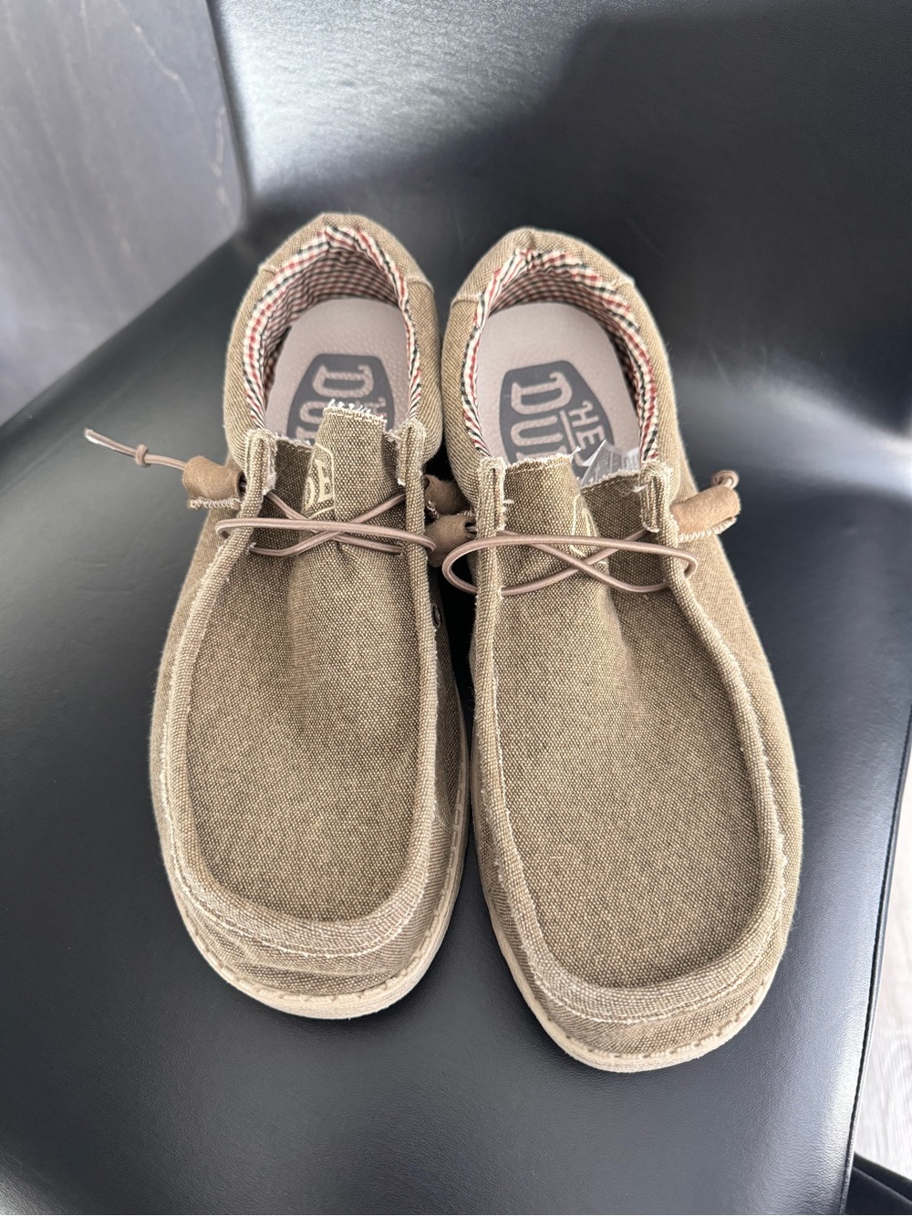 Hey Dude Men’s Canvas Casual Shoes in Olive